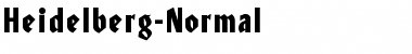 Download Heidelberg-Normal Font
