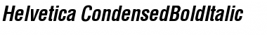 Download Helvetica_CondensedBoldItalic Font