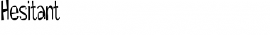 Download Hesitant Font Download Hesitant Font
