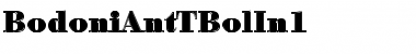 Download BodoniAntTBolIn1 Font