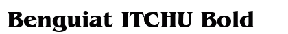 Benguiat ITCHU Bold preview