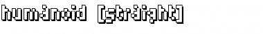 Humanoid [straight] Regular Font