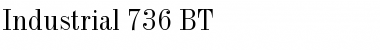 Industrial736 BT Font