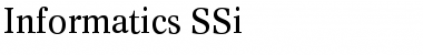 Informatics SSi Regular Font