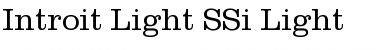 Introit Light SSi Light Font