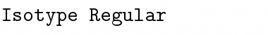 Download Isotype Font Download Isotype Font