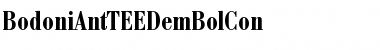 BodoniAntTEEDemBolCon Regular Font