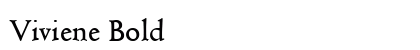Viviene Bold preview