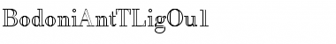 BodoniAntTLigOu1 Regular Font