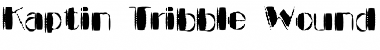 Download Kaptin Tribble Wound Font Download Kaptin Tribble Wound Font