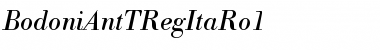 Download BodoniAntTRegItaRo1 Font