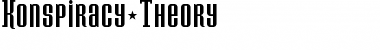 Download Konspiracy Theory Font