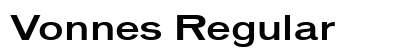 Vonnes Regular preview