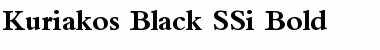 Download Kuriakos Black SSi Font