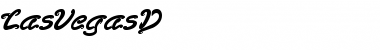LasVegasD Regular Font LasVegasD Regular Font