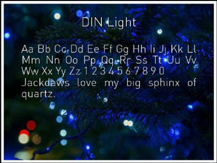 Din Light Font Free Download Mac