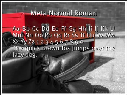metaplusnormal roman font download