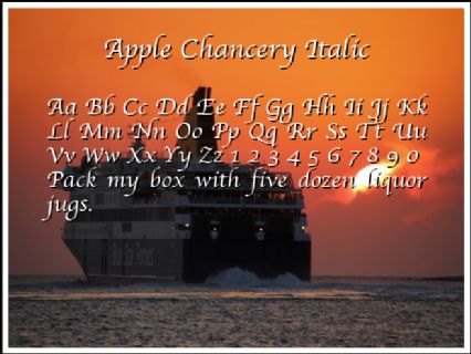 download apple chancery font free