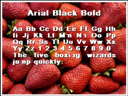 arial black bold font torrent