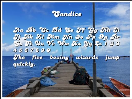 Candice Font Preview