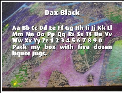 Dax Black Font