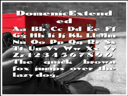 DomenicExtended Font Preview
