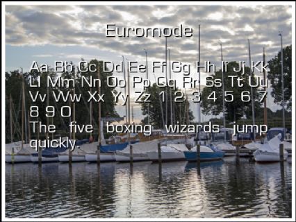 Euromode Font Preview