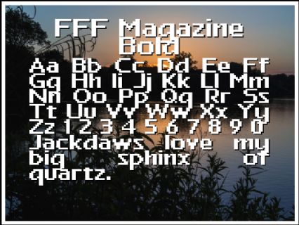 FFF Magazine Bold Font Preview