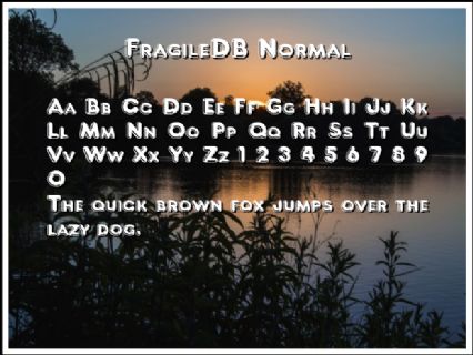 FragileDB Normal Font Preview