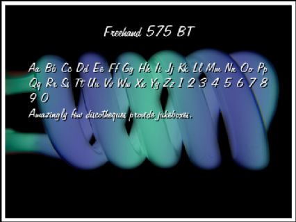 Freehand 575 BT Font
