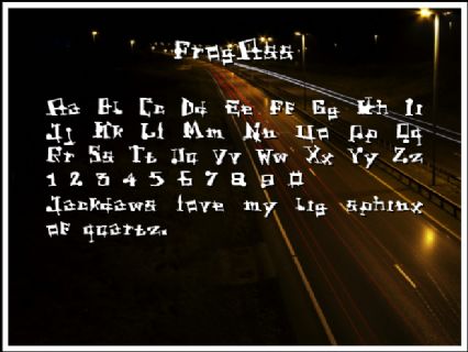 FrogAss Font Preview