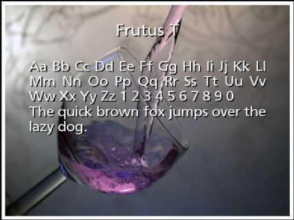 Frutus T Font