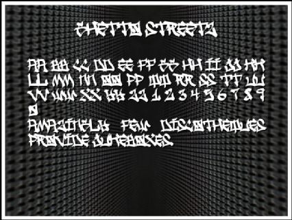 Ghetto Streetz Font Preview