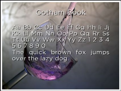 Gotham Book Font
