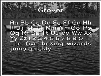 Grover Font