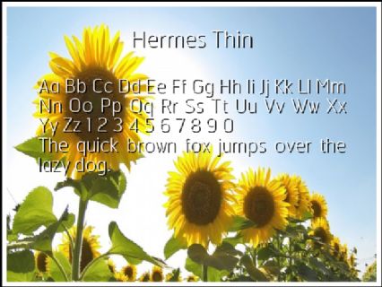 Hermes Thin Font