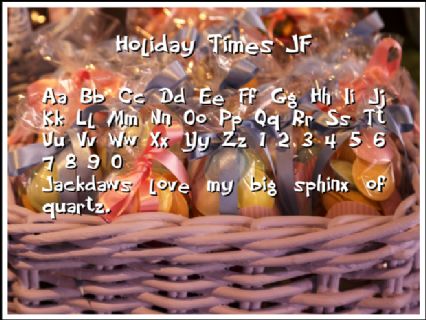 Holiday Times JF Font