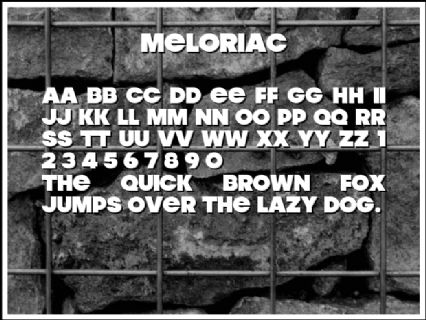 Meloriac Font