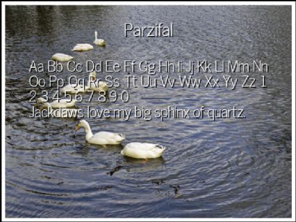 Parzifal Font Preview