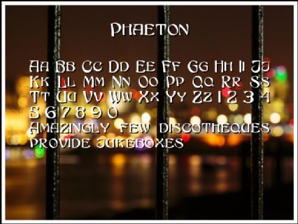 Phaeton Font