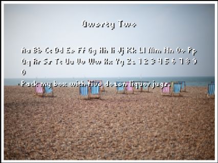 Qwerty Two Font Preview