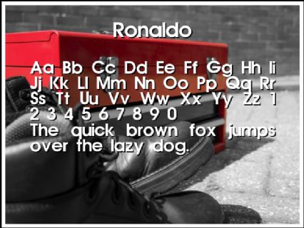 Ronaldo Font Preview