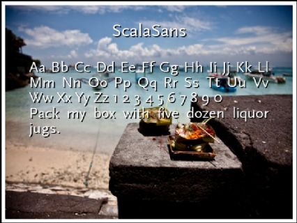 ScalaSans Font Preview