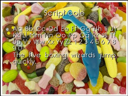 Script Cole Font Copyfonts Com