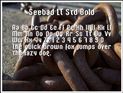 Seebad LT Std Bold Font