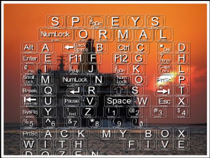 spKeys Normal Font Preview