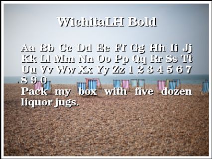 WichitaLH Bold Font Preview