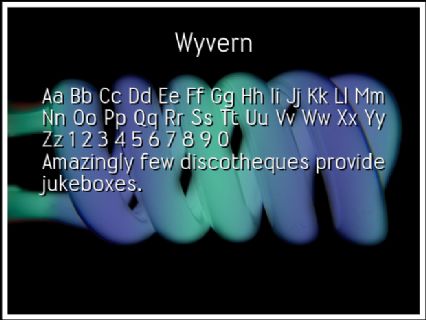 Wyvern Font Preview