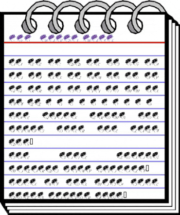 101! Mardi Mask Regular animated font preview