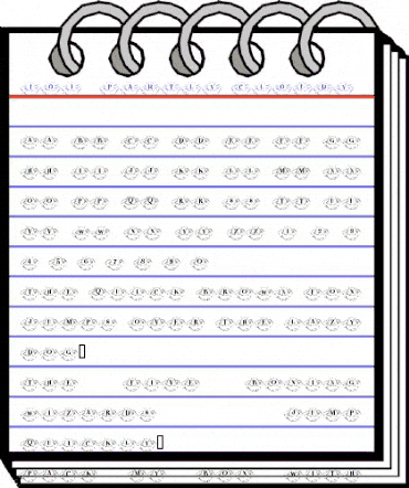 101! Partly Cloudy Regular animated font preview